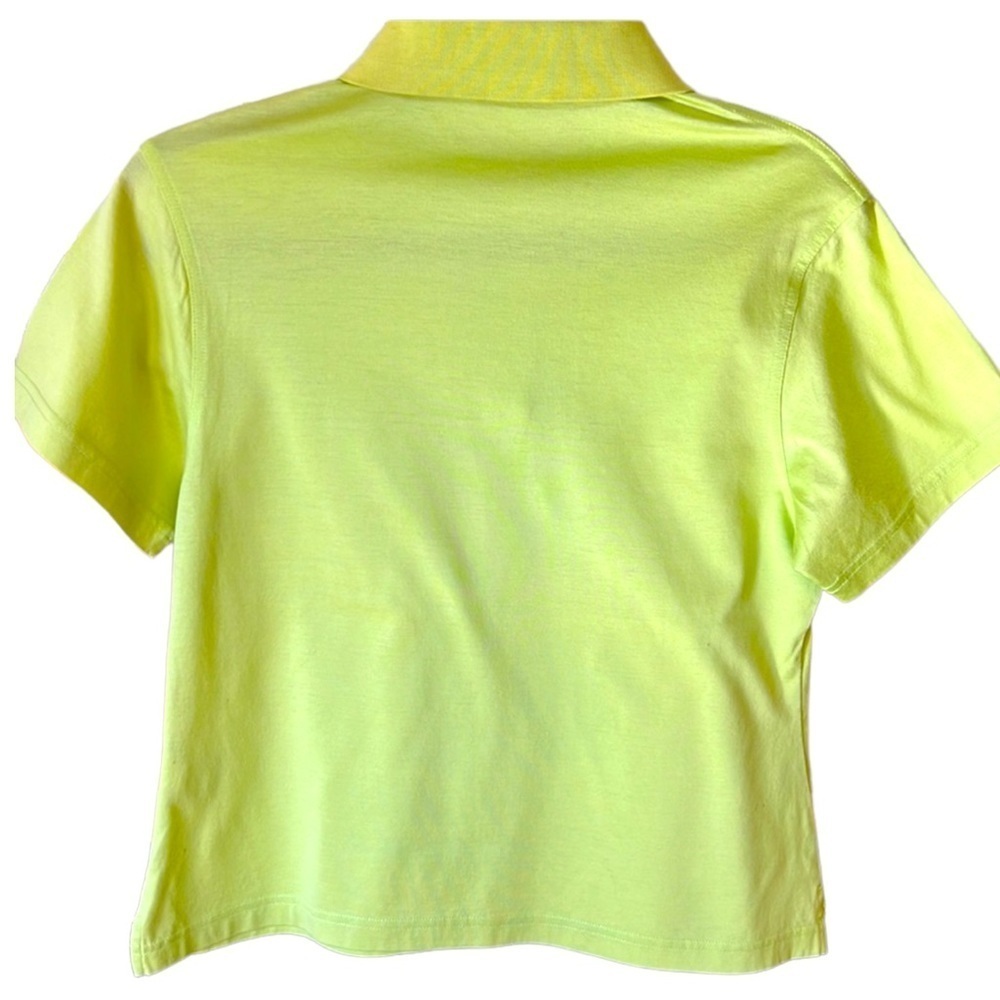St. John Sport Lime Green Polo Shirt View 2